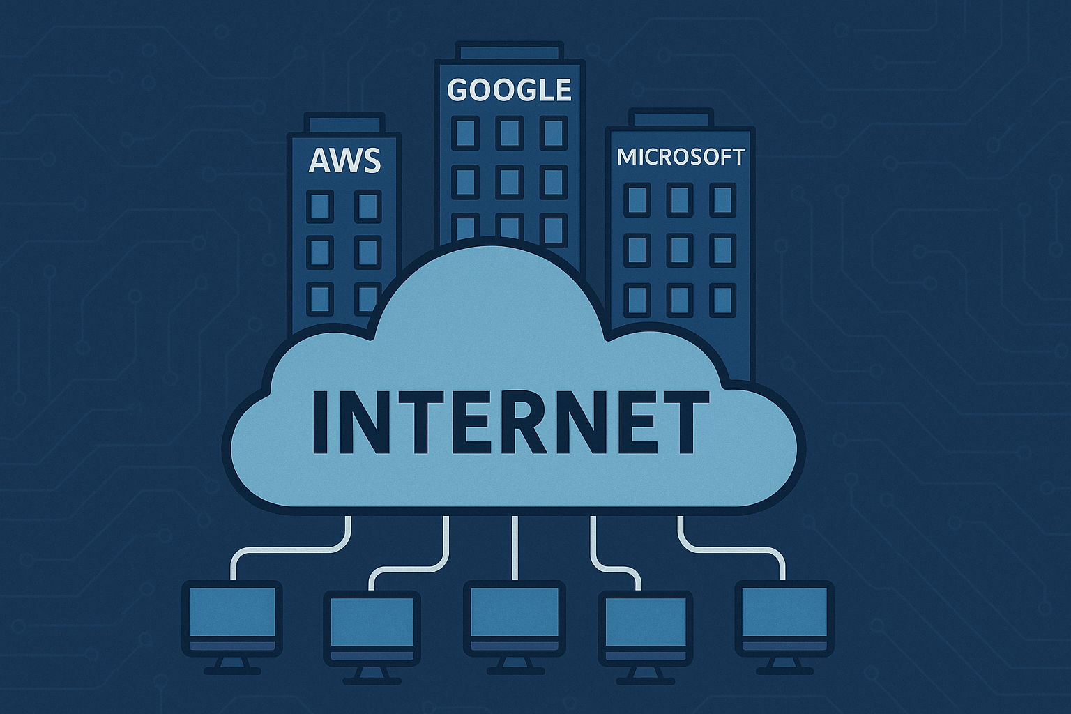Pourquoi Internet repose aujourd’hui sur un petit nombre d’acteurs - et pourquoi c’est un problème